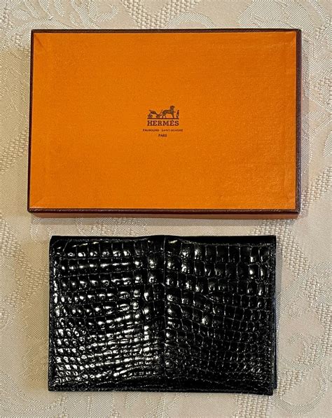 crocodile wallet hermes|crocodile Hermes wallet for women.